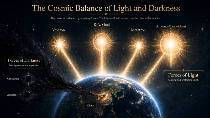 The Cosmic Balance of Light and Darkness